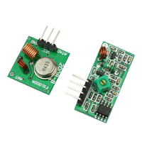 como fazer um controle remoto, imagem do radio frequecia  Transmissor Receptor RF 433 HT12E HT12D