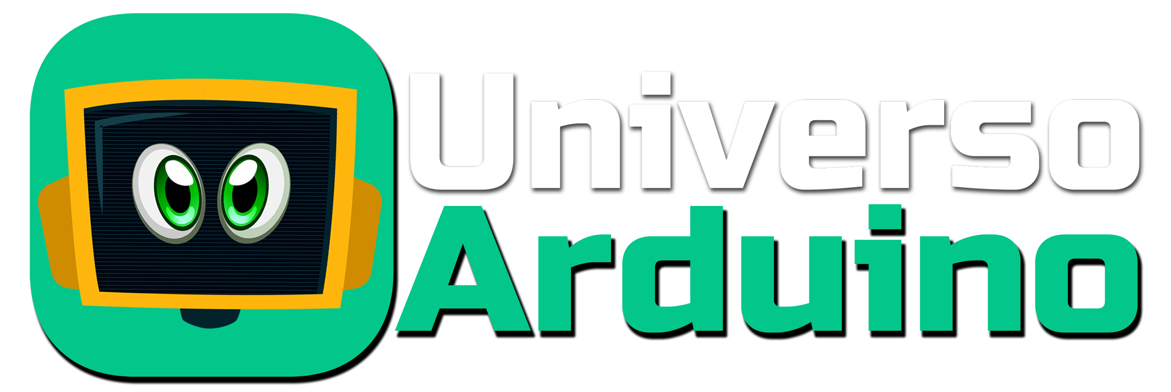 Logotipo do Universo Arduino, representado por um ícone estilizado. O ícone possui formas geométricas e simboliza a identidade visual da marca.